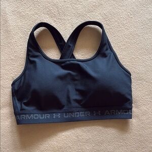 Under Armour Black Sports Bra Compression Fit